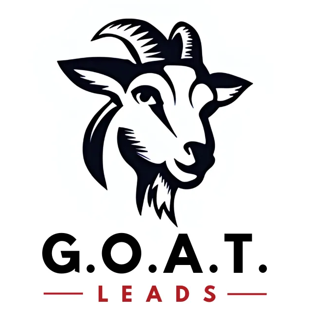 G.O.A.T. Leads logo
